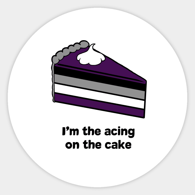 The Cake is Not a Lie Sticker by inparentheses